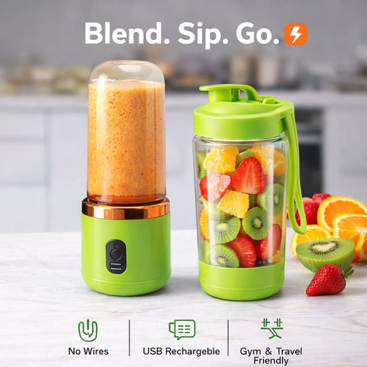 Portable Blender Electric Juicers, Fruit Mixers, Smoothie Mini Personal Juicer